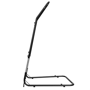 Patio Adjustable 77&quot to 93&quot Hammock Stand Hanging Chair Stand Black
