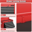 High Capacity 6 Drawer Rolling Tool Chest Storage Cabinet Toolbox