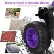 12V Kids 4 Wheeler ATV Quad Ride On Car w/ LED Lights Music USB Purple