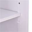 Bathroom Storage Wooden 4 Drawer Cabinet Cupboard 2 Shelves White