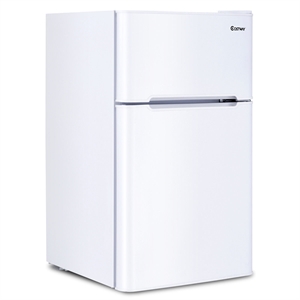 Refrigerator Small Freezer Cooler Fridge Compact 3.2 cu ft. Unit White