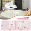 Children 30 Key Toy Grand Baby Piano with Kids Bench Wood White