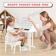 Children 30 Key Toy Grand Baby Piano with Kids Bench Wood White