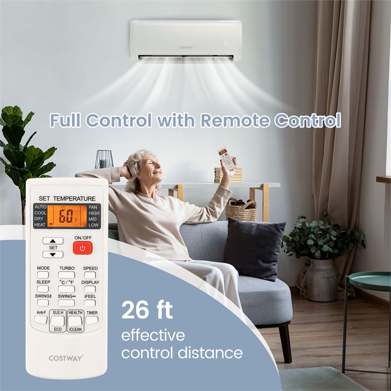 12000 BTU Mini Split Air Conditioner AC Unit