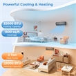 24000 BTU Wifi Enabled Mini Split Air Conditioner