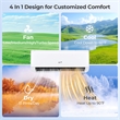 9100BTU Wifi Enabled Mini Split AC White