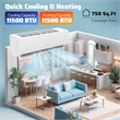 11500 BTU Wifi Enabled Mini Split Air Conditioner