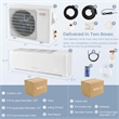18000 BTU Mini Split Air Conditioner AC Unit White Metal