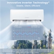 18000 BTU Mini Split Air Conditioner AC Unit White Metal