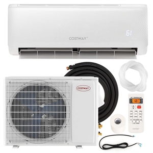 18000 BTU Mini Split Air Conditioner AC Unit White Metal