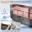 12000 BTU Mini Split Air Conditioner w/Heat Pump Black Metal