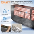 18000 BTU Mini Split Air ConditionerWhite Metal