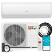23000 BTU Wifi Enabled Mini Split Air Conditioner White Metal