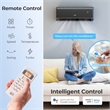 12000BTU Wifi Enabled Mini Split AC Black Metal