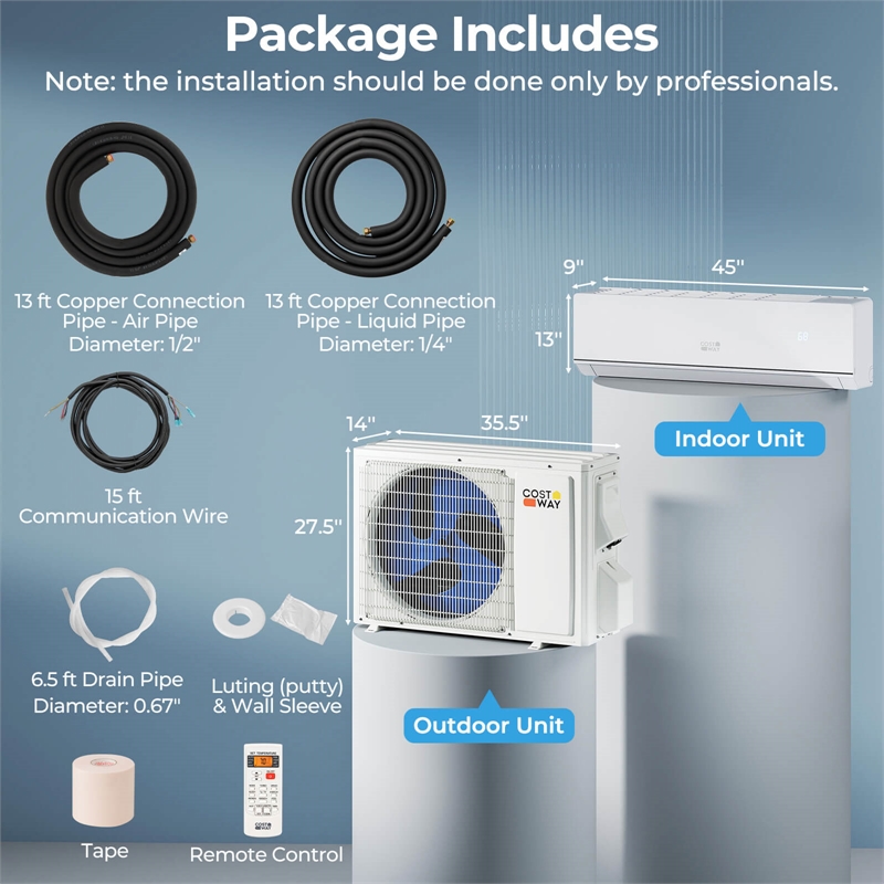 24000 BTU Mini Split Air Conditioner Heater