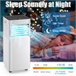 5000 BTU (8000 BTU ASHRAE) Portable Air Conditioner Air Cooler Black