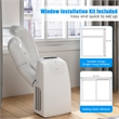 8000 BTU (11500 BTU ASHRAE) Dual Hose Portable Air Conditioner AC Unit