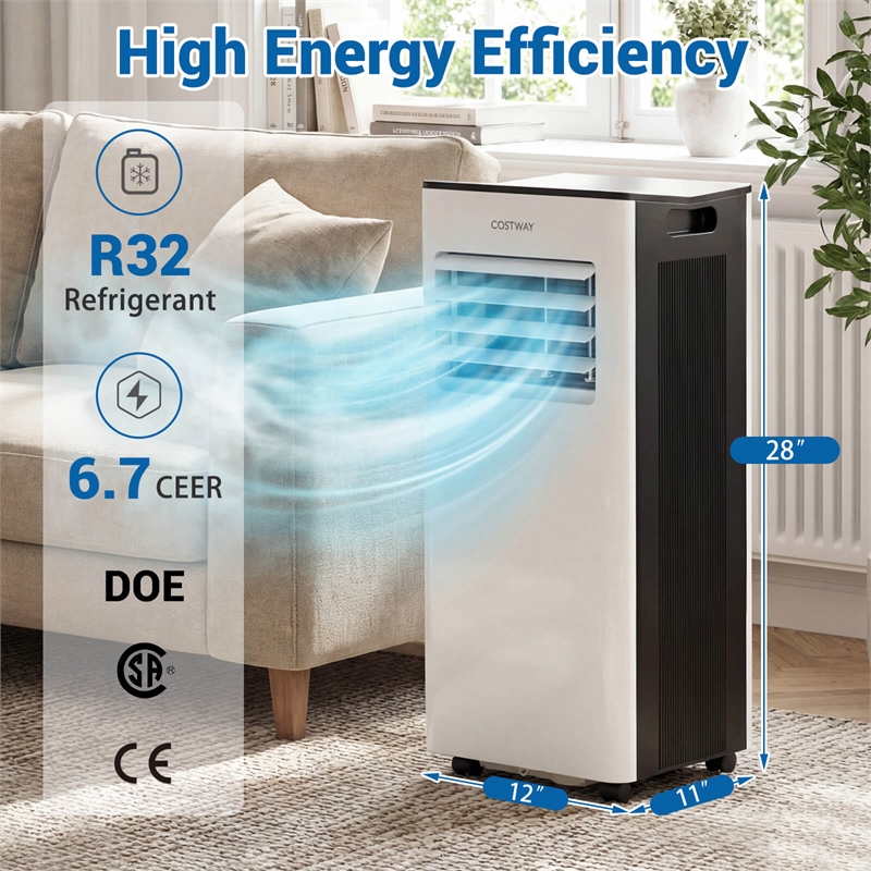 10000 BTU AC Cools Air Cooler with Fan Dehumidifier