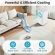 8200 BTU Portable Air Conditioner Floor AC Unit with Fan