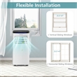 7100 BTU (10000 BTU ASHRAE) Portable Air Conditioner AC Unit with Cool Dehum Fan