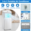 5000 BTU 8000 BTU ASHRAE Portable Air Conditioner Air Cooler White