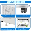 5000 BTU 8000 BTU ASHRAE Portable Air Conditioner Air Cooler White