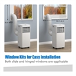 5000 BTU 8000 BTU ASHRAE Portable Air Conditioner Air Cooler White