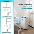 8800 BTU (14000 BTU ASHRAE) Portable Air Conditioner with APP Smart Control
