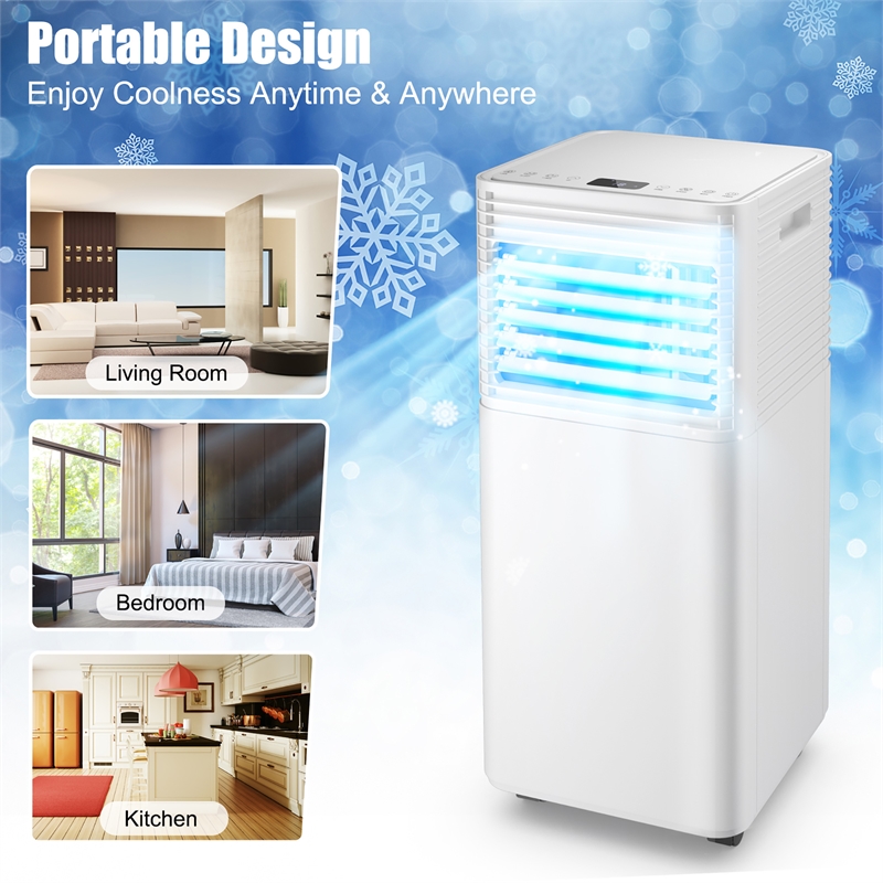 6000BTU (10000 BTU ASHRAE) Portable Air Conditioner Air Cooler