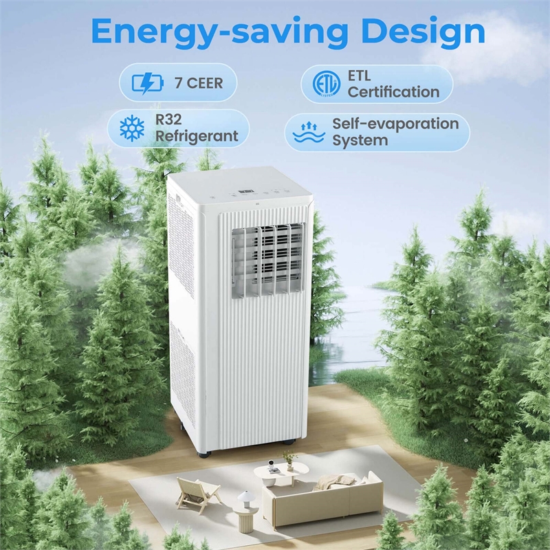 7100 BTU (10000 BTU ASHRAE) Portable Air Conditioner 10000 BTU AC Unit