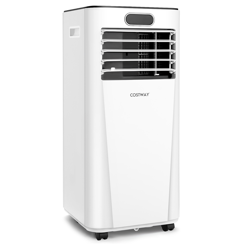 6000 BTU (10000 BTU ASHRAE) Portable Air Conditioner with Remote Control White