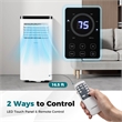 8000 BTU Portable Air Conditioner with Fan and Dehumidifier Remote Control
