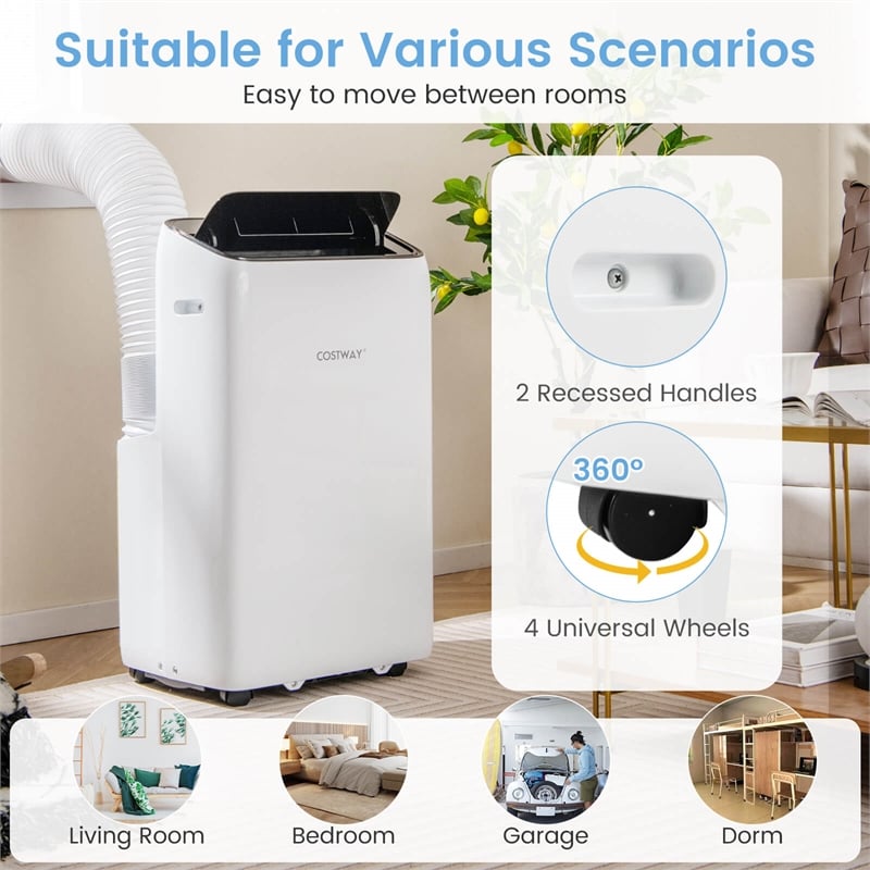 14000 BTU Inverter Portable Air Conditioner with APP Voiceand Remote Control