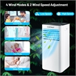 Portable Air Conditioner 6000 BTU (10000 BTU ASHRAE) Evaporative Air Cooler