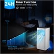 Portable Air Conditioner 6000 BTU (10000 BTU ASHRAE) Evaporative Air Cooler