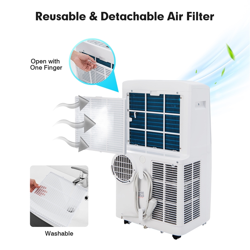 8800 BTU (12000 BTU ASHRAE) Portable Air Cooler with APPand WiFi Smart Control