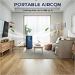5000 BTU (8000 BTU ASHRAE) Portable Air Conditioner with Remote Control