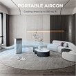 6000 BTU (10000 BTU ASHRAE) Portable Air Conditioner Air Cooler Gray