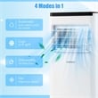 6500 BTU(10000 BTU ASHRAE) Portable Air Conditioner with Fanand Dehumidifier