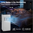 8000 BTU Portable Air Conditioner Air Cooler with Fanand Dehumidifier