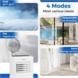 8000 BTU Portable Air Conditioner Air Cooler with Fanand Dehumidifier
