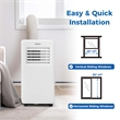 8000 BTU Portable Air Conditioner Air Cooler with Fanand Dehumidifier
