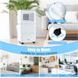 8000 BTU Portable Air Conditioner Freestanding Air Cooler with Dehumidifier