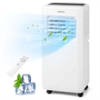 6500 BTU(ASHRAE 10000 BTU) Portable Air Conditioner with Fanand Dehumidifier