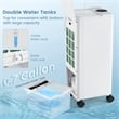 Evaporative Air Cooler Fan Portable Oscillating Swamp White
