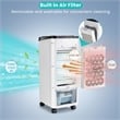 4 in 1 Evaporative Air Cooler with Fan and Humidifier Ice Packs White