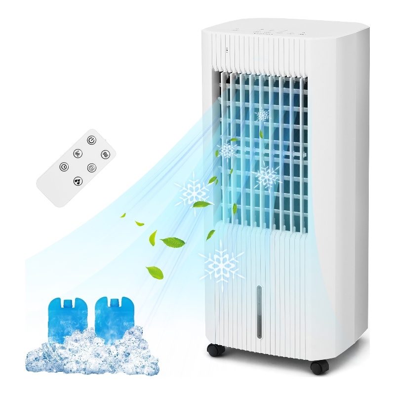 3 In 1 Evaporative Air Cooler with Humidifier and Fan Portable White