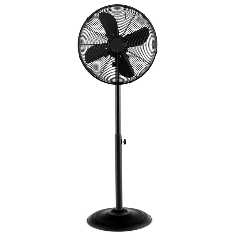 16inch Standing Pedestal Fan with 3 Speed Settings Carrying Handle Black Black