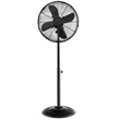 16inch Standing Pedestal Fan with 3 Speed Settings Carrying Handle Black Black