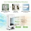 4 in 1 Evaporative Air Cooler Portable Humidifier with Timer White